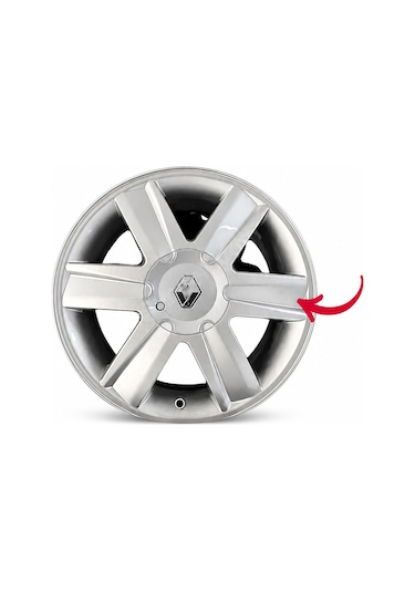 Renault Megane 2 Kasa Uyumlu Çelik Jant Göbeği Logolu 1 Adet