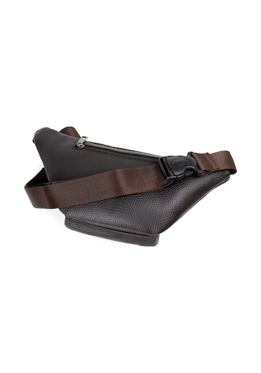 Deri,Se Club Erkek Kahverengi Çok Cepli Omuz Ve Bel Çantası Kahverengi (547268886)