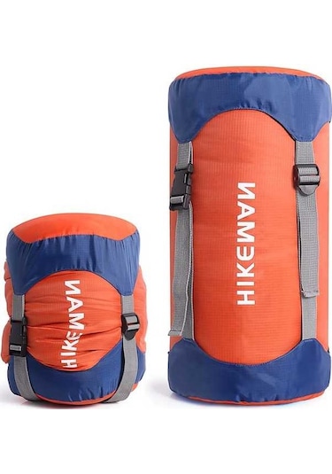 Pazly Kamp Ve Doğa Yürüyüşleri İçin Polyester Taşıma Çantası, Su Geçirmez, Ayarlanabilir Kayışlar, Turuncu Turuncu