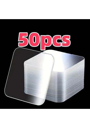 Fochsia Popüler Seçim Kare Şekilsiz Şeffaf Akrilik Çift Taraflı Yapışkan Yüksek Yapışkanlık