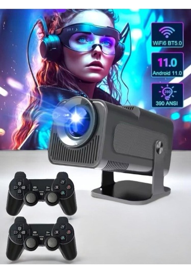 2000+ Oyun Ve Popüler Uyumlu Uygulama Destekli Çok Fonksiyonlu Projeksiyon-127521