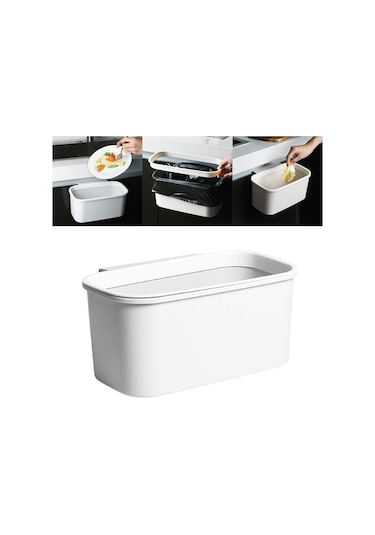 Suntek Magideal Magideal Küçük Katlanabilir Çöp Kovası Asılı Yatak Gri