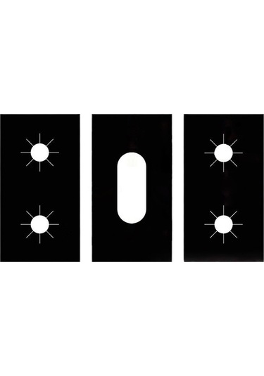 Sones 3 Adet / Set 5 Delikli Gazlı Fırın Ocak Yağ Koruma Temizleme Pedi