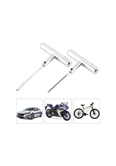 Fastbuy Özellikle Krom Vanadyum Çeliğinden Yapılan Oto-motosiklet-mountain Bike Vakum Lastik Tamir Aleti Seti, Pas Koruma Ve