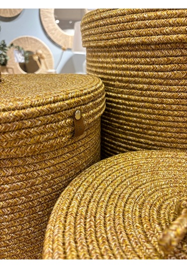 Victor Çok Amaçlı Düzenleyici Kapaklı Sepet,kapaklı Saksılık,kapaklı Organizer 26-20, Küçük Boy Hasır