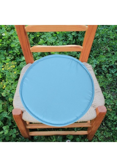 Suntek Yuvarlak Sandalye Koltuk Yastık Mutfak Zemin Açık-mavi Açık Mavi