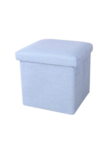 Sones Ana Sayfa Katlanabilir Kumaş Saklama Sandalyeleri Çok İşlevli Kare Kanepe, Renk: Gök Mavisi