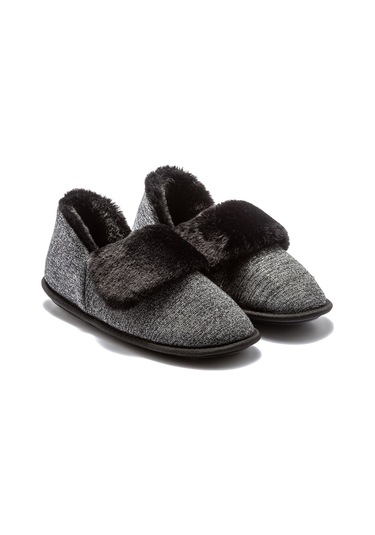 Martha Kadın Peluş Ev Botu Siyah 37/41 Siyah