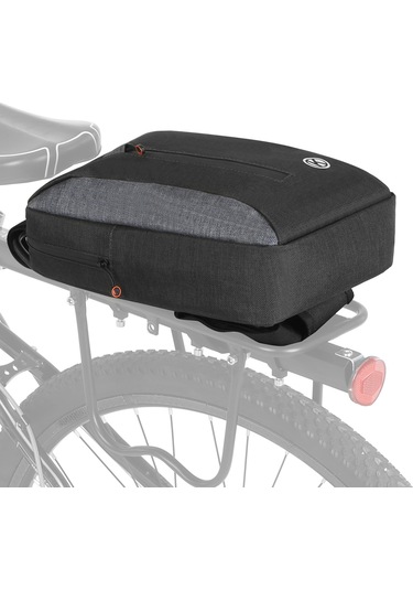 Jeemson Bisiklet Ve Göğüs Çantası - 2'de 1 Pratik Taşıma Çözümü Siyah