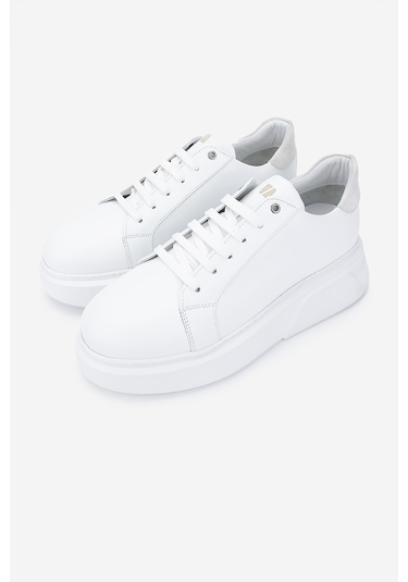 Valmenti Erkek Hakiki Deri Beyaz Sneakers & Spor Ayakkabı 771 35110 Erk Ayk Y25 Beyaz Beyaz