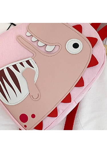 Homyl Çocuk Yürümeye Başlayan Dinozor Çantalar Için Sevimli Pembe