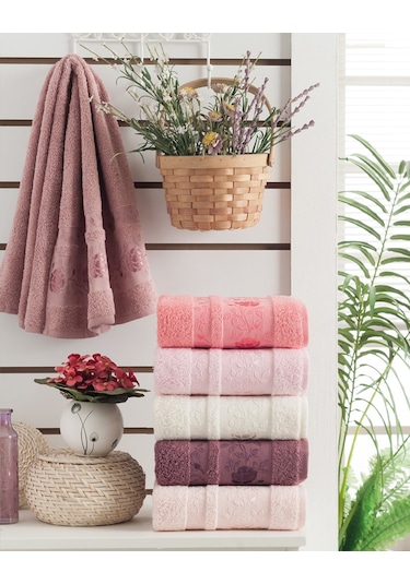 Şıkel Cotton Havlu 50 90 Gülfem Çok Renkli