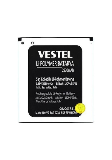 Vestel Uyumlu Venüs V3 5000 Batarya Pil 2230Mah
