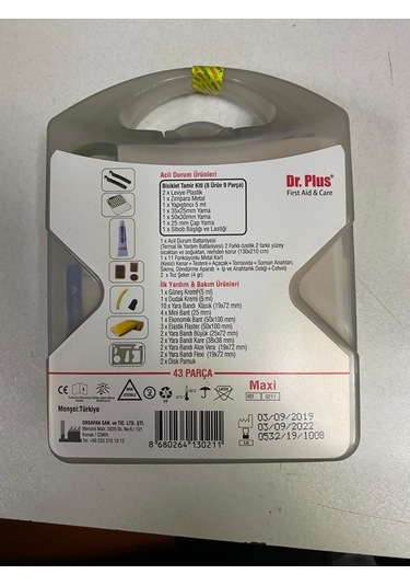 Dr Plus Tamir ve İlk Yardım Kiti Bisiklet Minikit 46 Parça