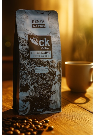 Kenya Öğütülmüş Filtre Kahve 200g Öğütülmüş