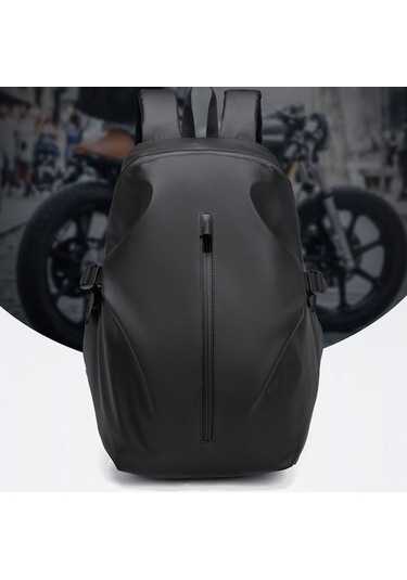 Hallow Motosiklet Kask Çantası Kapasite 30 - 48l Siyah A