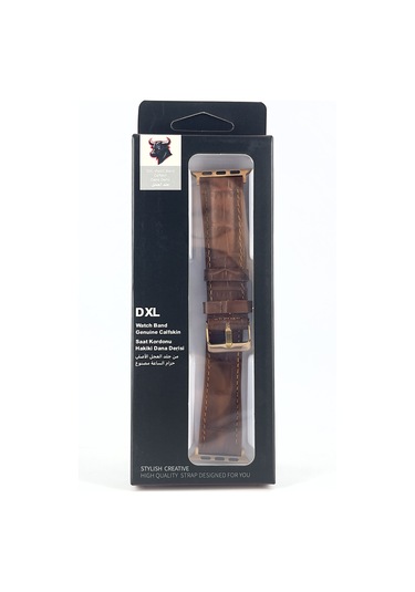 Dxl El Yapımı Hakiki Deri Kutulu İos Watch Uyumlu Kordon 38mm 40mm 41mm Uyumlu Watch Ultra Kayış