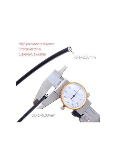 Reedark 5mm Hidrolik Fren Hortumu - 3 Metre Nilon, Mavi - Bisiklet Yağlı Disk Modifikasyonu