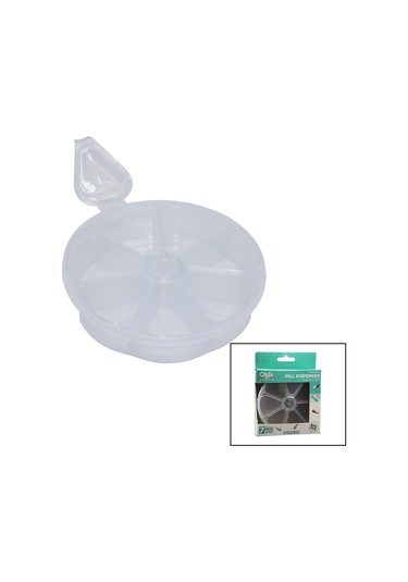 7 Bölmeli Plastik İlaç Kutusu Go50609915170 Çok Renkli