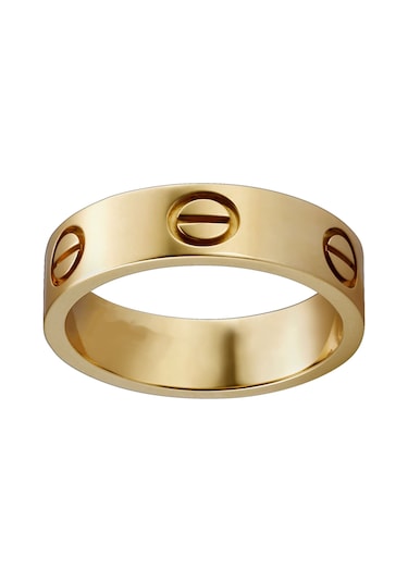 X-Lady Accessories Düz Yüzük Gold Renk 18  Numara Çok Renkli