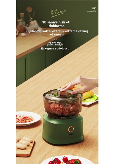 Aurora Çok Fonksiyonlu Pişme Makamı, Mutfak Sarımsak Ezici, Bebek Ekgıda Maki Beyaz