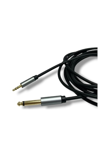 Pawer 1.5metre 6.3mm Mono - 3.5mm Stereo Kablo