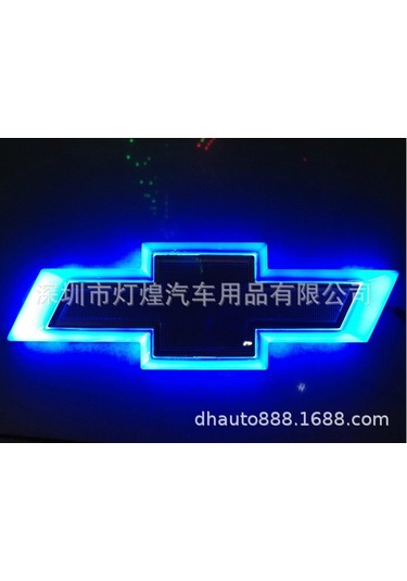 Suofeng Bmw, Hyundai, Chevrolet, Suzuki, Lexus, Kia, Volkswagen, Mercedes Uygun 4d Soğuk Işık Fön Arka Logo Lambası - Hyundai 14.5x7.2cm Mavi Çok Renkli