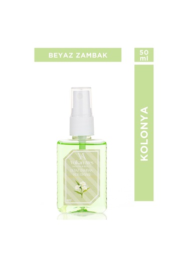Volkan Ates Natural & Beauty Parfümlü Kolonya - Beyaz Zambak 50 Ml