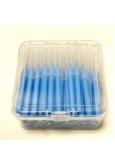 Willowhaven 80 Adet 0.6mm Pembe Yumuşak Nylon Diş Arası Fırçası Günlük Ağız Bakımı Plak Temizleme