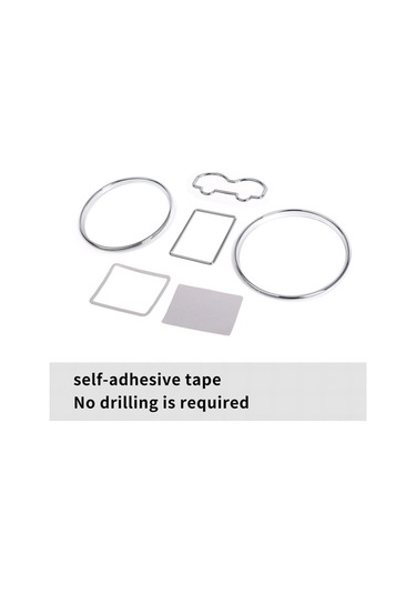 Besthome1 1996-2004 Vw Golf Gösterge Paneli Dekor Halkası, Abs Malzeme,  Renk, Uygun Model Ve Ölçü -