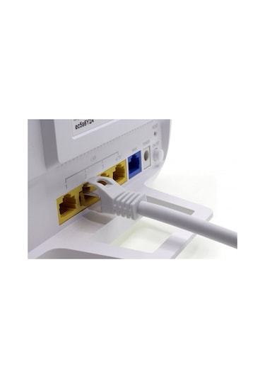Irenis CAT7 Kablo S/FTP LSZH Ethernet Network Lan Ağ Kablosu 1 M-Beyaz