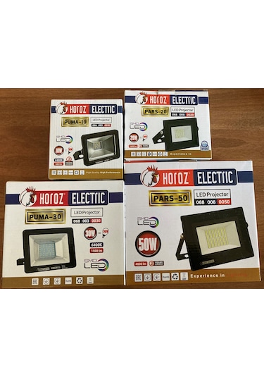 Horoz Led Projektör 50W-Günışığı