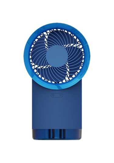 3000 Mah Kişisel Ayarlanabilir Misting Hava Soğutucu Gece Lambası Sessiz Küçük Masa Taşınabilir Klima Serin Mist Nemlendirici Fan Fanlar 6684 Mavi