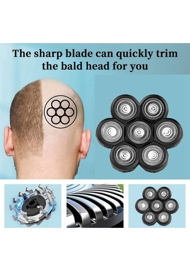 Joyhub 7d Elektrikli Tıraş Makinesi Yedek Başlık Tıraş Bıçağı Renkli Tıraş Makinesi Yedek Başlığı 7kc225