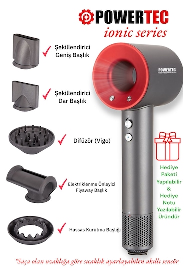 Powertec TR-3333 Plazma Fön Makinesi