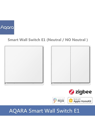 Ximistore9 Aqara E1 Zigbee 3.0 Akıllı Duvar Anahtarı - Uzak Kumanda, Hareket Sensörü İle Ev Otomasyonu, Tek Ateş Tek Tuş