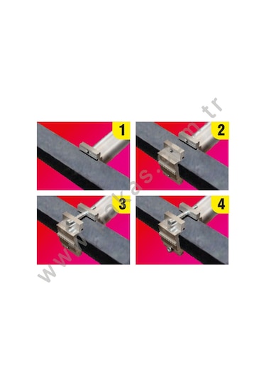 Pakas Pks-02 Balkon Çamaşır Kurutma Askısı Kare Profil Gri