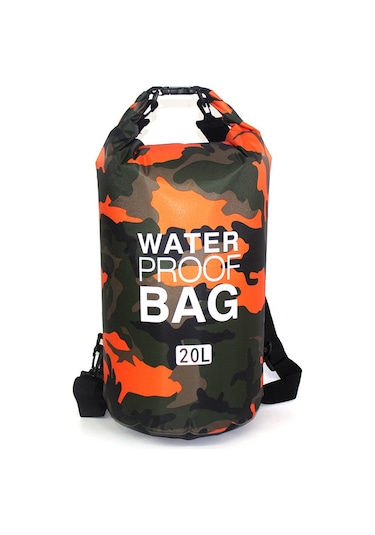 Çok Amaçlı Hafif Su Geçirmez Outdoor Sırt Çantası-20L Turuncu