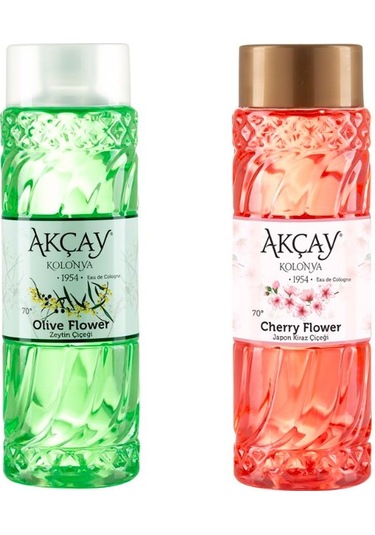Akçay Zeytin Çiçeği + Japon Kiraz Çiçeği Kolonyası 2 x 400 ML