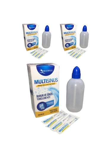 Multi Sinüs Rinse Burun Ve Sinüs Temizleme Kiti 3 Adet