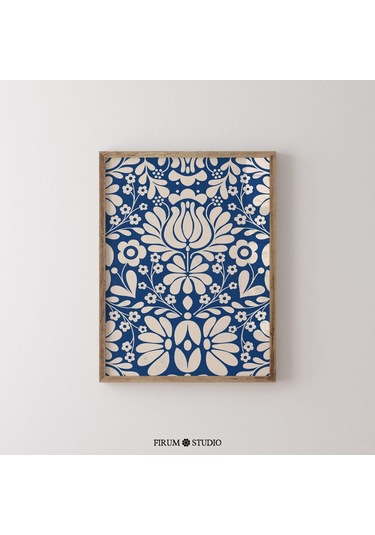 Norveç Sanatı, Norveç Halk Sanatı, İskandinav, Mavi Ve Bej