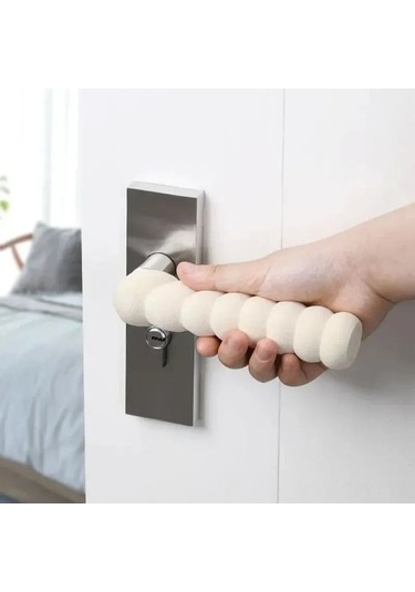 Besthome1 4 Adet Bej Yuvarlak Köşe Koruyucu, Yumuşak Köpük Kapaklı, Çocuk Güvencesi İçin Uygun