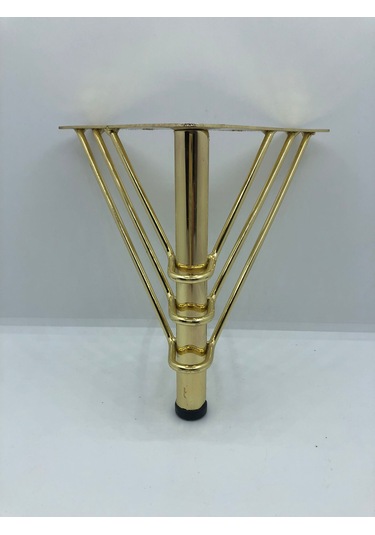 Metal, 15 12 12 Cm Gold Kaplama Koltuk,baza, Ayağı 4 Adet