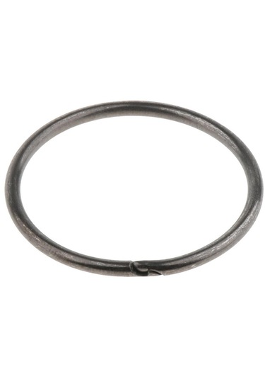 Homyl 10 Adet Bölünmüş Anahtarlık Yüzük Gevşek Siyah-38mm Siyah-38mm
