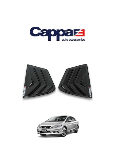 Cappafe Honda Civic 9 Kelebek Cam Rüzgarlığı 2 Parça  2012-2016