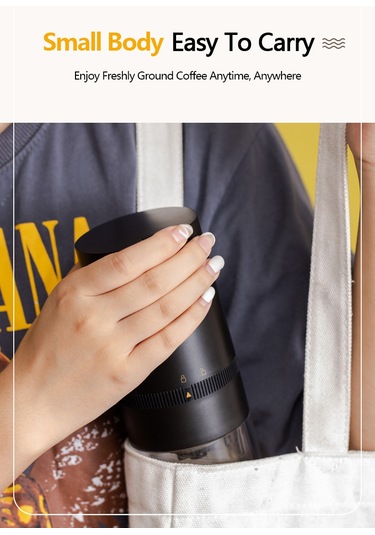 Maiyame Usb Şarjlı Elektrikli Kahve Değiştirici - Beyaz Abs Ve Paslanmaz Çelik - Ev, Ofis, Dışarıda Kullanıma Uygun Beyaz