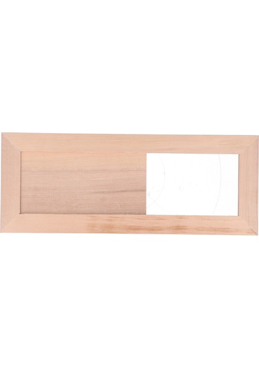 Tenfowee Sauna Odunlu Ayarlanabilir Havalandırma Izgarası - Buhar Odası Giriş/çıkış Akış Regülatörü, Dayanıklı Hemlok Malzeme