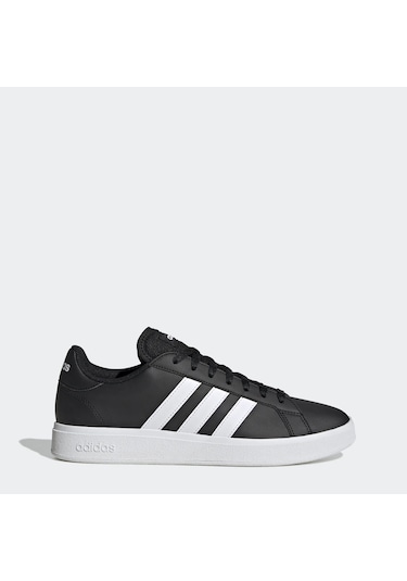 GW9251 Adidas Grand Court Base 2.0 Erkek Spor Ayakkabı CBLACK/FTW Siyah - Beyaz