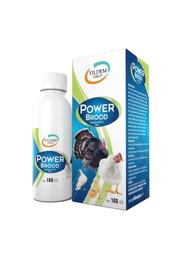 Yıldem Power Brod Kanatlı Hayvanlar İçin Sıvı Vitamin ve Mineral 100 ML