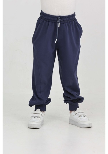 Toontoy Erkek Çocuk Punteriz Detaylı Eşofman Alt Acı Kahverengi